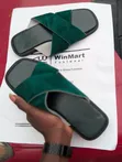 Executive Ghana Made Suede Slippers Slides - 1