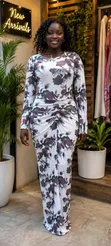 Luxury Bodycon Maxi Dress - 2