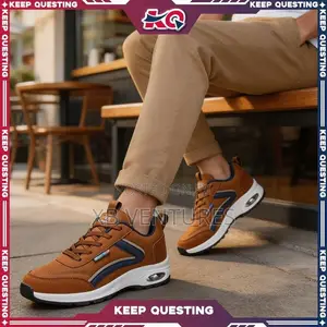 Men's Air Cushion Sneakers - Brown
