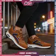Men's Air Cushion Sneakers - Brown - 2