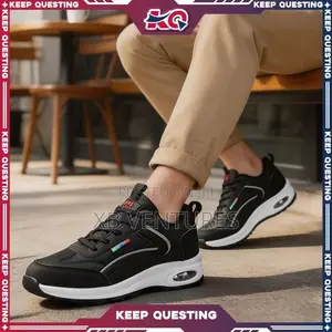 Men's La Air Cushion Sneakers - Black