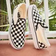 Original Vans Slip-On Checkerboard Skate Shoes - 4