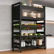 Kitchen Storage Rack with Cabinet - Brand New - 1