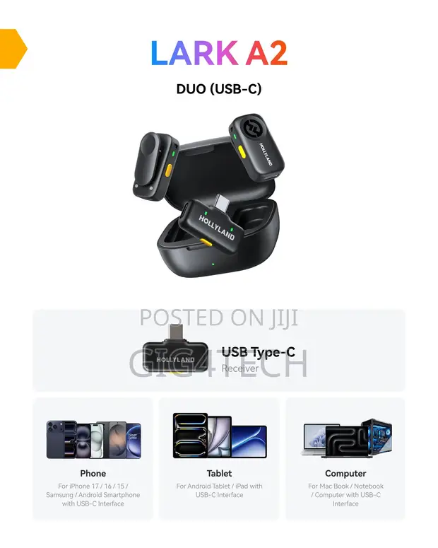 Lark A2 Duo (USB-C) Wireless Microphone Combo - 1
