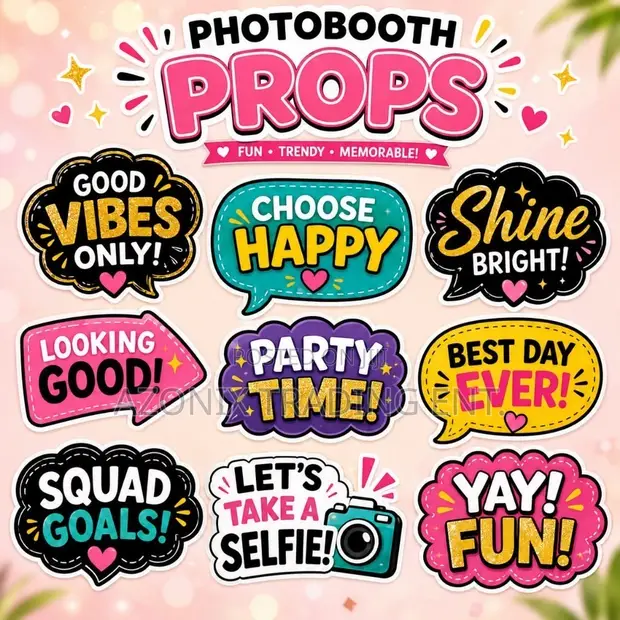 Photobooth Handheld Props - 1