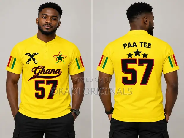 Ghana 57 Heritage Jersey T-Shirts - Unisex, 4 Colours - 1