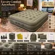 Premium Inflatable Double Air Mattress with Automatic Pump - 1