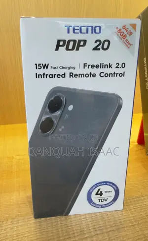 New Tecno Pop 20 64GB Black
