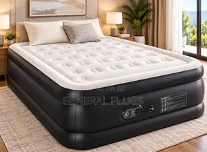 Royal Comfort Portable Inflatable Double Mattress with Automatic Pump