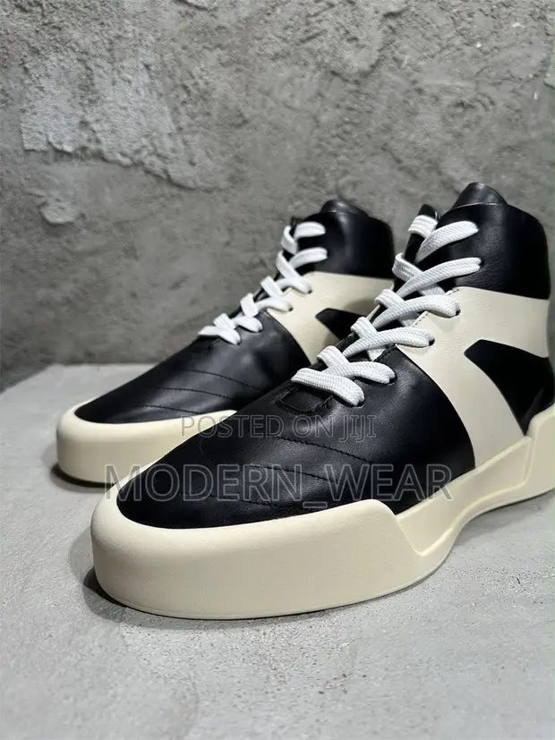 Fear of God Boots - Black Leather - 1