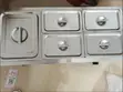 Commercial Stainless Steel Food Display Warmer - 6 Compartments - 1