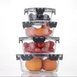 4pcs Acrylic Food Storage Bowls - 2