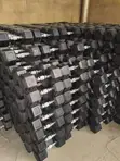 Black Mountain Hexagonal Dumbbell Set (5kg-25kg) with Rack - 1