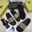 Burberry Check Slides - 4