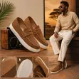 Men's Suede Loafers - Brown - 2