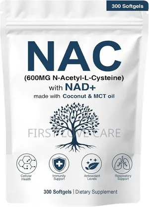 NAC 600mg Non-GMO, Gluten-Free Organic NAC Supplement