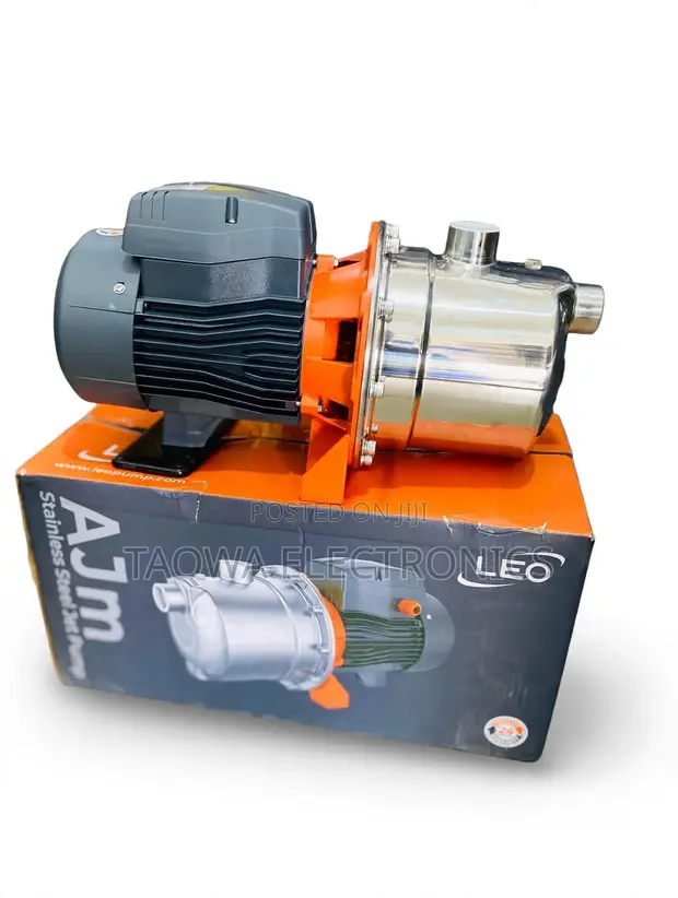 Leo AJm150S 2HP Stainless Steel Self-Priming Water Pump - 1