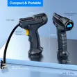 Portable Car Tyre Pump (Inflator) with LED Light - 2
