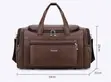 Extra Large Leather Duffel Bag - 1