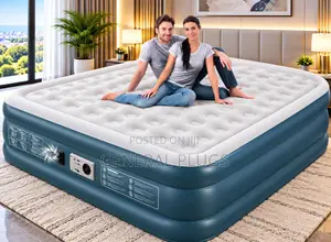Spacious Automatic Inflatable Air Mattress - Double Size