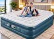 Spacious Automatic Inflatable Air Mattress - Double Size - 1