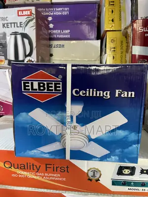 Elbee Ceiling Fan - 3 Blades, 5-Speed Regulator