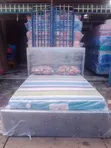 8" Double Latex Foam Mattress with Bed Frame - 2