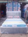 Brand New Mattress & Wooden Bed Frame with Pillows - 2
