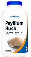 Psyllium Husk 1500mg, 500 Capsules, Gluten-Free, GMO-Free - 3