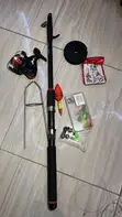 Fishing Rod Set with 2.4m Rod & 25 Lures - 1