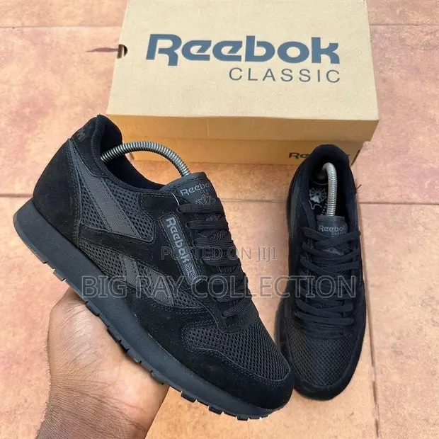 Reebok Utility Suede Core Black Sneakers - 1