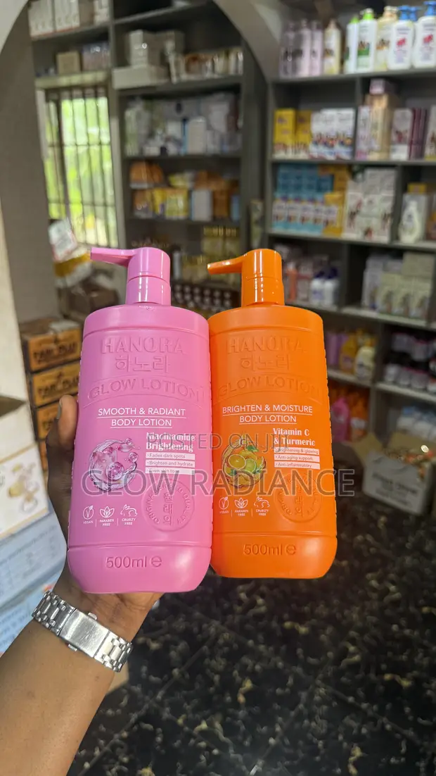 Hanora Body Lotion - Pink & Orange Variants - 1