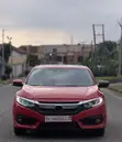 2018 Honda Civic EX Sedan Red - 3