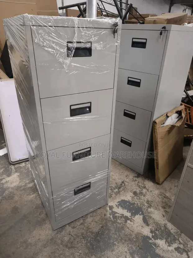 4-Drawer Metal Vertical File Cabinet - 1