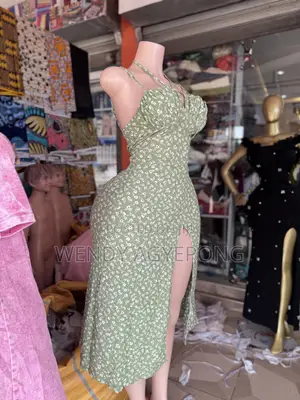 Missguided Maxi Dress - Light Green