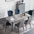 8 Seater Sintered Stone Dining Table Set - 2