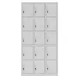 15-Door Metal Locker Cabinet - Brand New - 2
