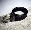 Reversible Leather Belt - Black/Brown - 1