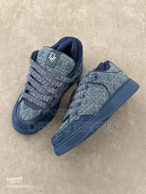 Original Dior B9S Skater Navy Sneakers - 1