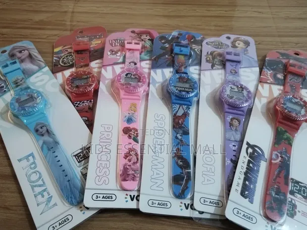 High Quality Cartoon Character Watch for Kids - 1