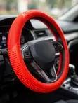 Flexible Silicon Rubber Steering Wheel Cover - 4