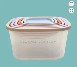 7pcs Plastic Food Storage Containers Set