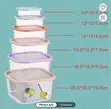 7pcs Plastic Food Storage Containers Set - 2