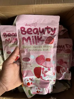 Dearface Beauty Milk - Japanese Strawberry Glutathione Drink