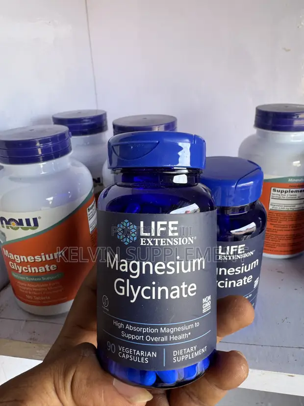 Life Extension Magnesium Glycinate - 90 Vegetarian Capsules - 1