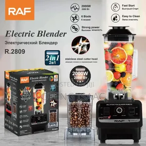 RAF Heavy-Duty Electric Blender with Dry Mill (2.5L)