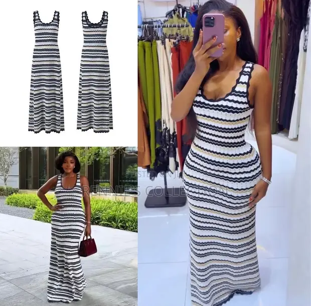 Zara Long Dress - Multi-Color - 1