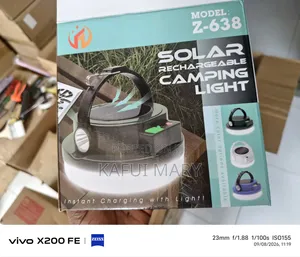 Solar Rechargeable Camping Light