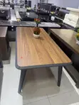 Walnut Top Coffee Table - 3