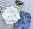Boys' Long Sleeve Top and Jeans Set - 2